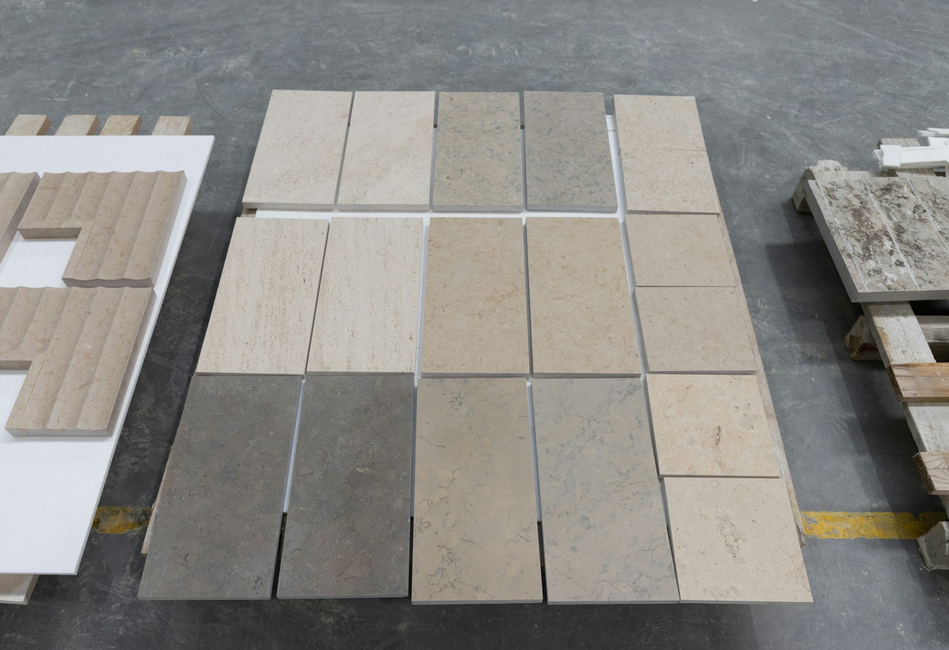 Color matching stone.